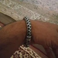 دستبند نقره ماری شکل