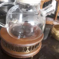 قوری پیرکس خارجی با وارمرچوبی ۵۵۰تومان|قوری، کتری، قهوه‌ساز دستی|بیرجند, |دیوار