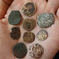 9 عدد سکه مسی قدیمی