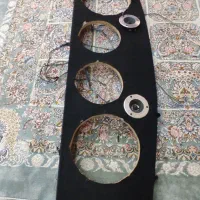 تاقچه دوتا میدرنج کوچک و یک میدرنج