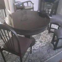 میز نهارخوری ۴نفره درحدنو بادوتاصندلی