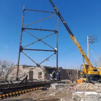 فروش جرثقیل ۷تن سه تلسکوپ فابریک درحدمعاوضه با۲۵تن|خودرو سنگین|ری, فیروزآباد|دیوار