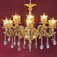 لوستر منزلی تا لوستر لوستر ۸۰ شاخه|لوستر و چراغ آویز|شیراز, شهرک گلستان|دیوار