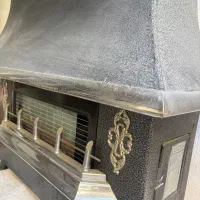 بخاری طرح شومینه|بخاری، هیتر، شومینه|گرگان, |دیوار