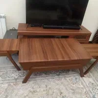 میز  چوبی وسط و عسلی|مبلمان خانگی و میز عسلی|گرمدره, |دیوار