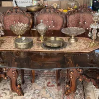 میزناهارخوری و صندلی ۸نفره سالم وبدون مشکلی