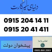 0915.204.14.11|سیم‌کارت|مشهد, عبادی|دیوار