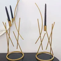 شمعدان .ساعت رومیزی