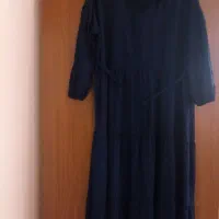 مانتوپیراهنی  بلند سرمه ای قد130سانت|لباس|بابلسر, |دیوار