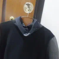 لباس مجلسی شیک آستین و یقش خیلی ناز