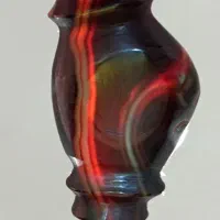 انگشتر. مهره گردنی عقیق کهنه سلیمانی اصل