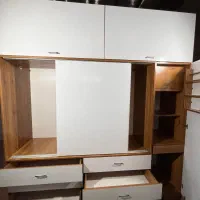 کمد لباس کمددیواری ملامینه فومنات ‌۶کشو