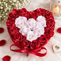 باکس گل ،شیک و زیبا ،19شاخه