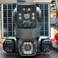 دوربین مداربسته سه لنز خورشیدی 4G