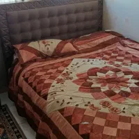 تخت خواب دونفره به همراه تشک