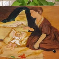 نقاشی رنگ روغن|تابلو، نقاشی، عکس|مشهد, دانشجو|دیوار