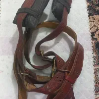 کمربند علامت کشی چرم اصل