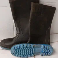 چکمه پلاستیکی مشکی  سایز ۴۴  و ۴۵