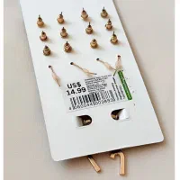 گوشواره میخی پک دار 6جفتی با آویز سه تایی کریسمسی|بدلیجات|یزد, |دیوار