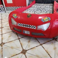 سرویس تخت و خواب یک نفره طرح ماشینی در حد صفر|تخت و سرویس خواب|مهاباد (آذربایجان غربی), |دیوار