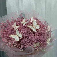 دسته گل خشک (ژیپسوفیلا صورتی)