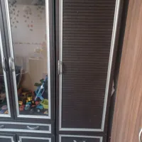 کمد وبوفه سه تیکه  مدل کرکره ای|بوفه، ویترین، کنسول|شوش, |دیوار