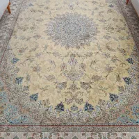 فرش طرح ابریشم لیمویی
