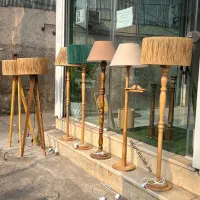 آباژور خراطی و ست جاشمعی چوبی