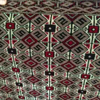 پشتی دست بافت ترکمنی