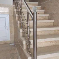 نرده استیل،استاتیک.پله گرد ،حفاظ،|خدمات پیشه و مهارت|اهواز, کوی پیروزی|دیوار
