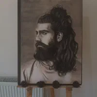 سفارش چهره سیاه قلم
