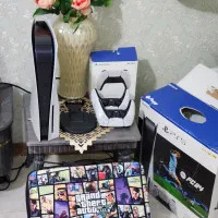 ps5 fat disk full game new دو دسته اورجینال با کیف