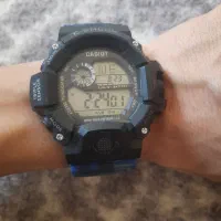 ساعت زیبا مردانه آبی دیجیتال