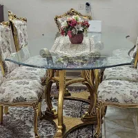 میز و صندلی ناهارخوری استیل