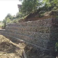 گابیون بندی سنگ ملات مالون