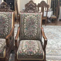 فروش مبل قالی  6عدد ومیز ناهار خوری  6تا صندلی|مبلمان خانگی و میز عسلی|بافت, |دیوار