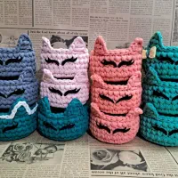 سبد تریکو دو چشم ابرویی روباه و خرس و جوجه|اسباب و اثاث بچه|قم, وادی السلام|دیوار