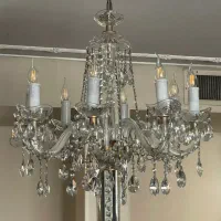 یک جفت لوستر ۸شاخه و یک جفت لوستر ۶شاخه کریستالRCR