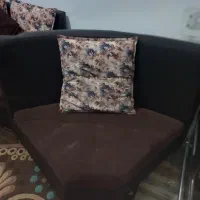 مبل چرم و پارچه در حد نو|مبلمان خانگی و میز عسلی|گرگان, |دیوار