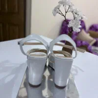 کفش مجلسی سفید نگینی|کیف، کفش، کمربند|رشت, کوی امام رضا|دیوار