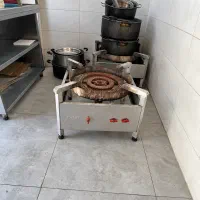 اجاق پلوپز ۳ ردیفه کوره دار تمام استیل