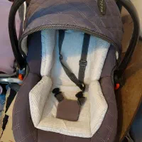 ست کریر و روروئک رنگ طوسی تشک بازی آغوشی