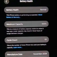 ایفون ۱۶پرومکس ۲۵۶ ریجستر شده باتری ۱۰۰