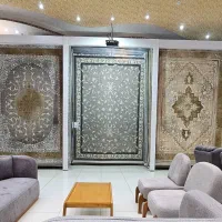 فرش گنجینه بافت تهران۱۰۰۰شانه کد۷۶۵۷نمایشگاه قاجار