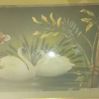 تابلوی آینه ای بزرگ قدیمی