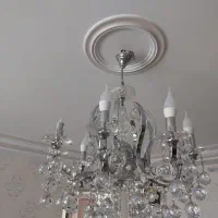 یک عدد لوستر تمام کروم تمام کریستال|لوستر و چراغ آویز|تهران, هفده شهریور|دیوار