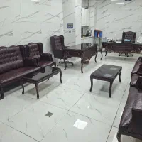 ۲ ست کامل مبلمان و میز اداری مدل کوئین مدیریت چرمی|مبلمان اداری|تهران, فلسطین (میدان انقلاب)|دیوار