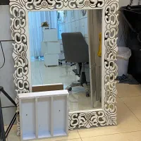 میز کنسول با آینه و استند لاک