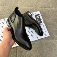 نیم بوت تمام چرم