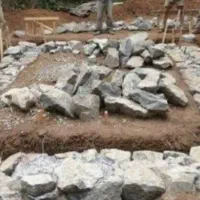 استخدام بنا برای سنگ چینی